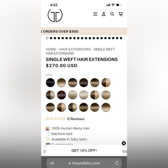 Tony Odisho velo double hair extensions - Picture 8 of 8